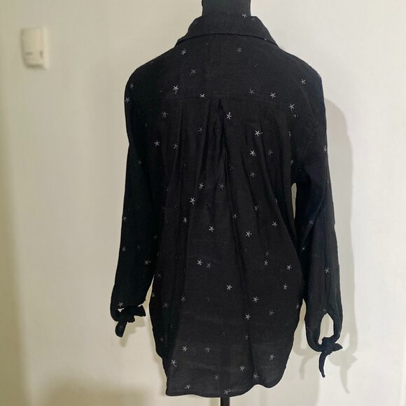 RAILS Robyn Embroidered Stars Button Down Top - Picture 9 of 11
